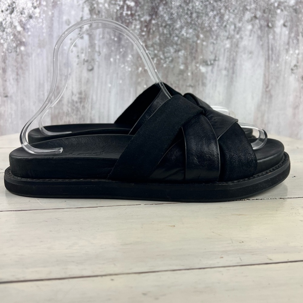 - 510aub Cacharel leather sandals mules women's